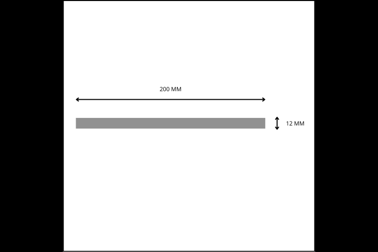 PLAT ACIER 200 X 12