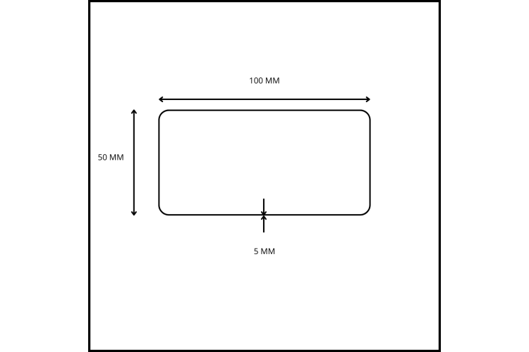 TUBE ACIER RECTANGULAIRE 100X50X5