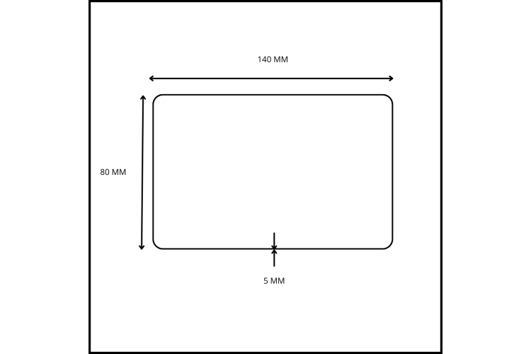 TUBE ACIER RECTANGULAIRE 140X80X5