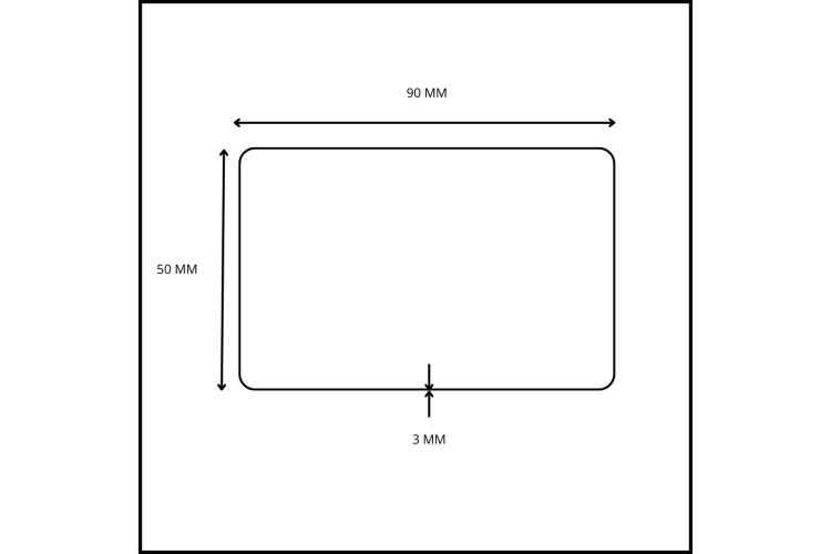 TUBE ACIER RECTANGULAIRE 90X50X3