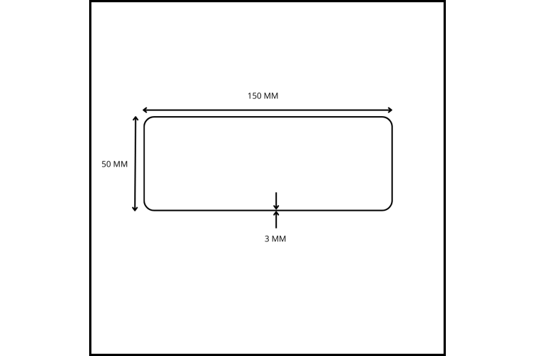 TUBE ACIER RECTANGULAIRE 150X50X3